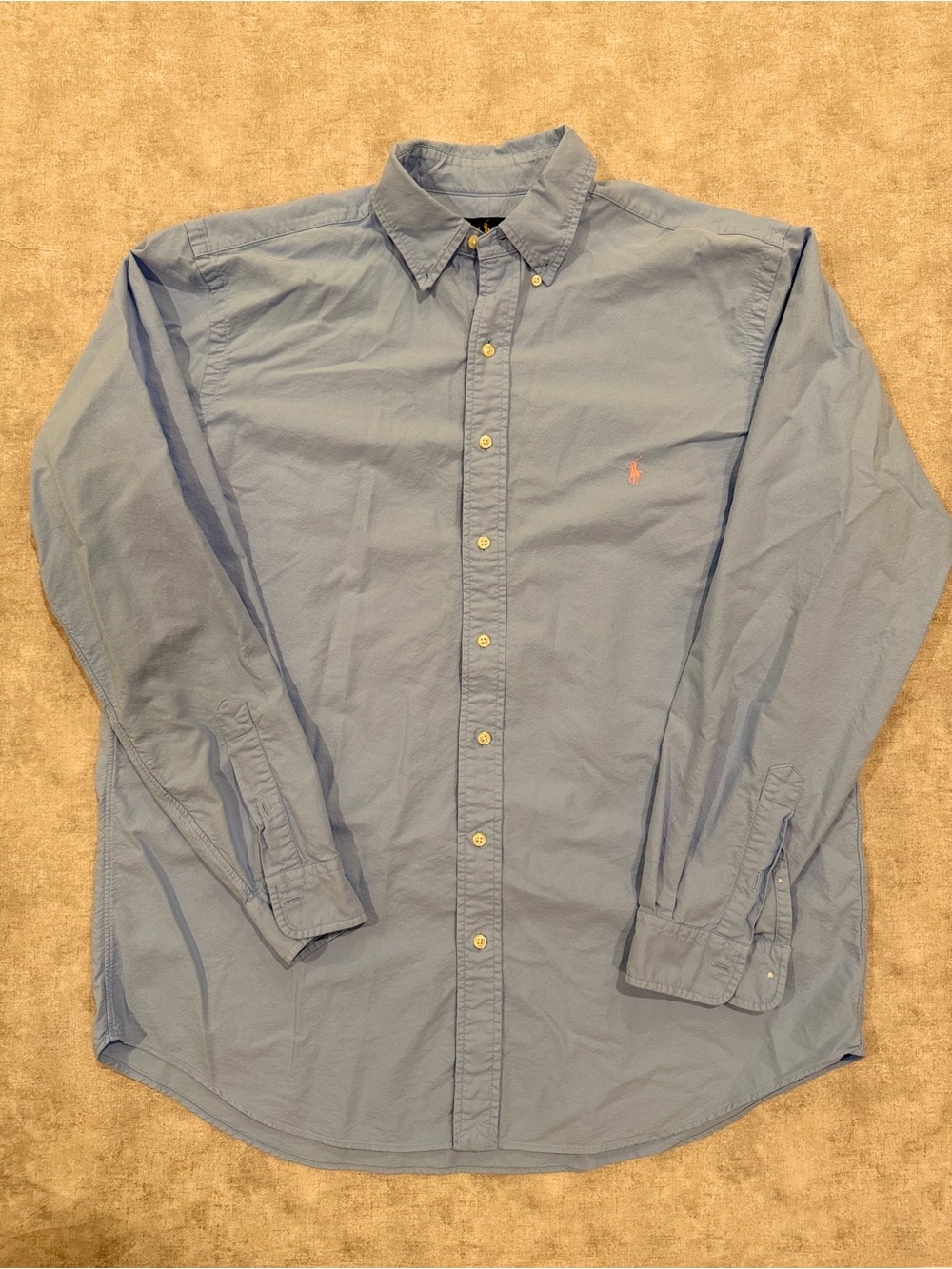 Polo by Ralph Lauren Men's Sky Blue Button-Down Shirt